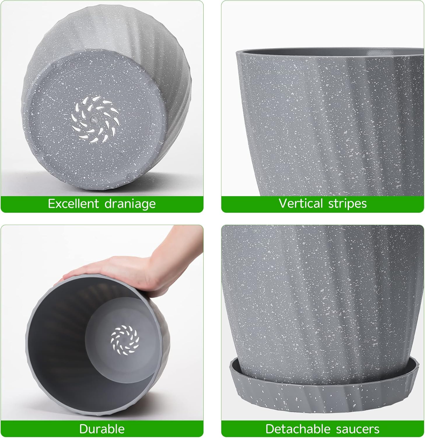 Thumbnail 3 de Plant Pots Indoor 6-Pack