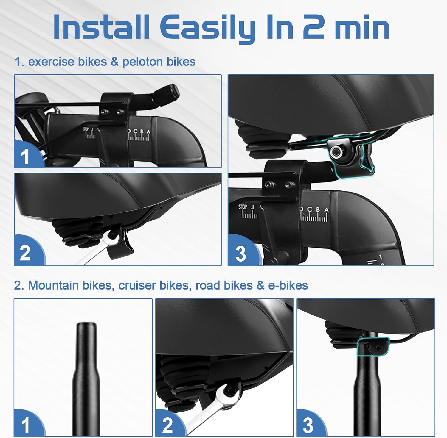 Thumbnail 6 de Twomaples Noseless Bike Seat Cushion