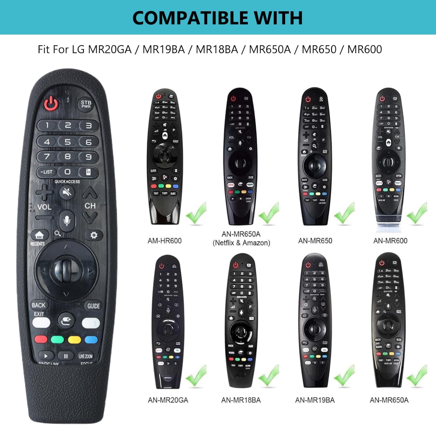 Detalle 2 de LG Silicone Case for MR20GA MR19BA MR18BA MR650A MR600