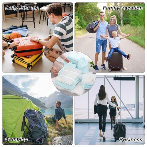 Thumbnail 6 de Koffer Organizer Set von TXBOBECO – 10-teiliges Packing Cubes Reise-Organizer-Set