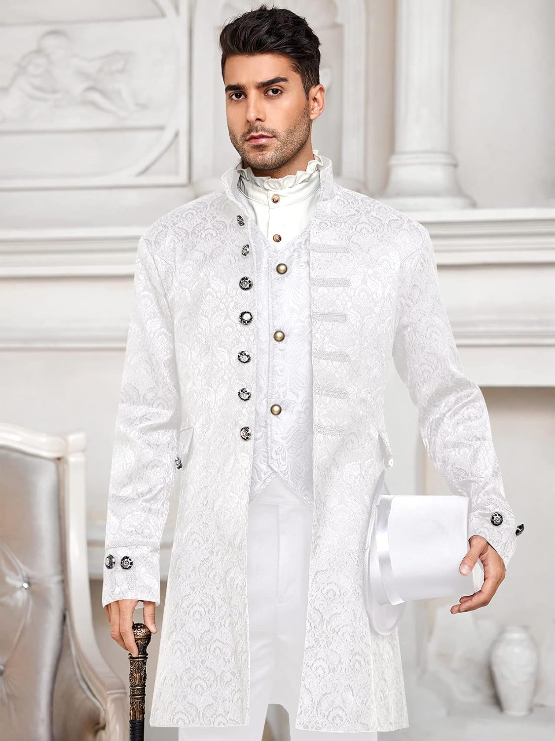 Thumbnail 1 de Men's Steampunk Tailcoat in Cotton Blend