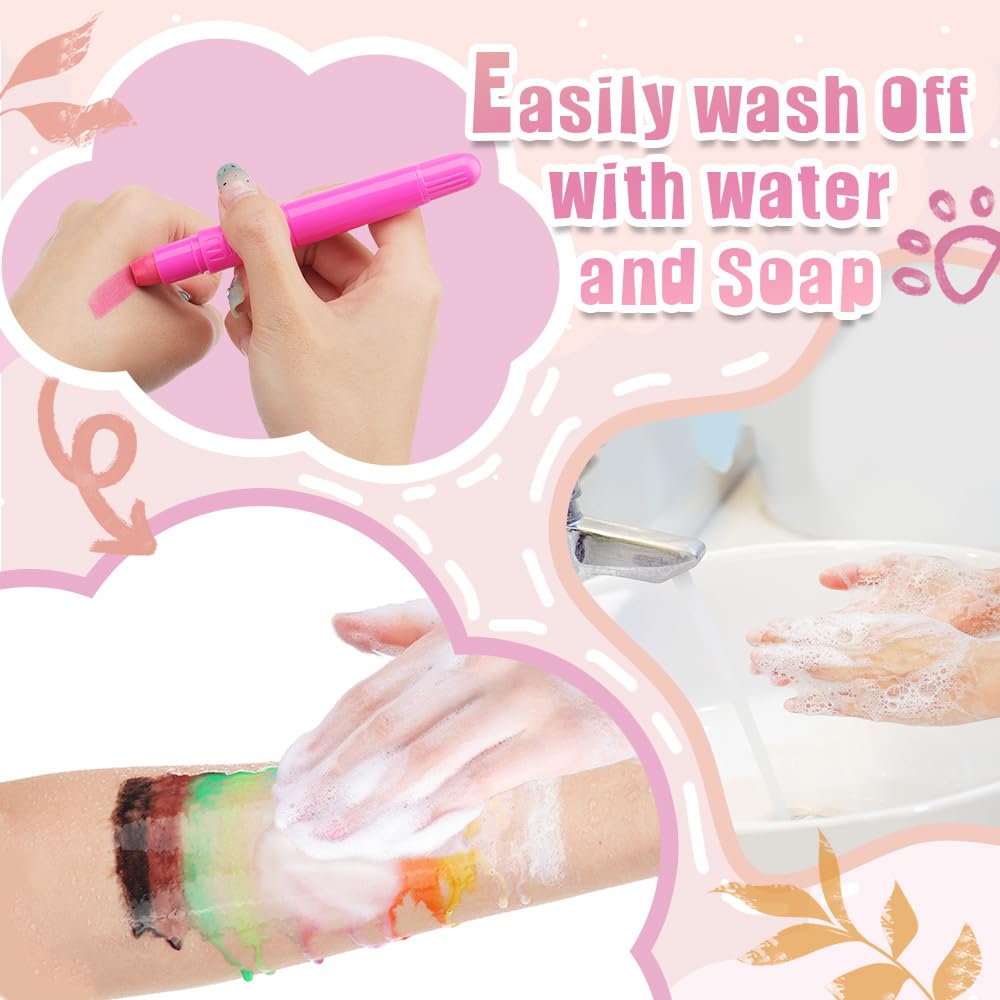 Thumbnail 2 de Beesjuy 12 Farben Schminkstifte Kit