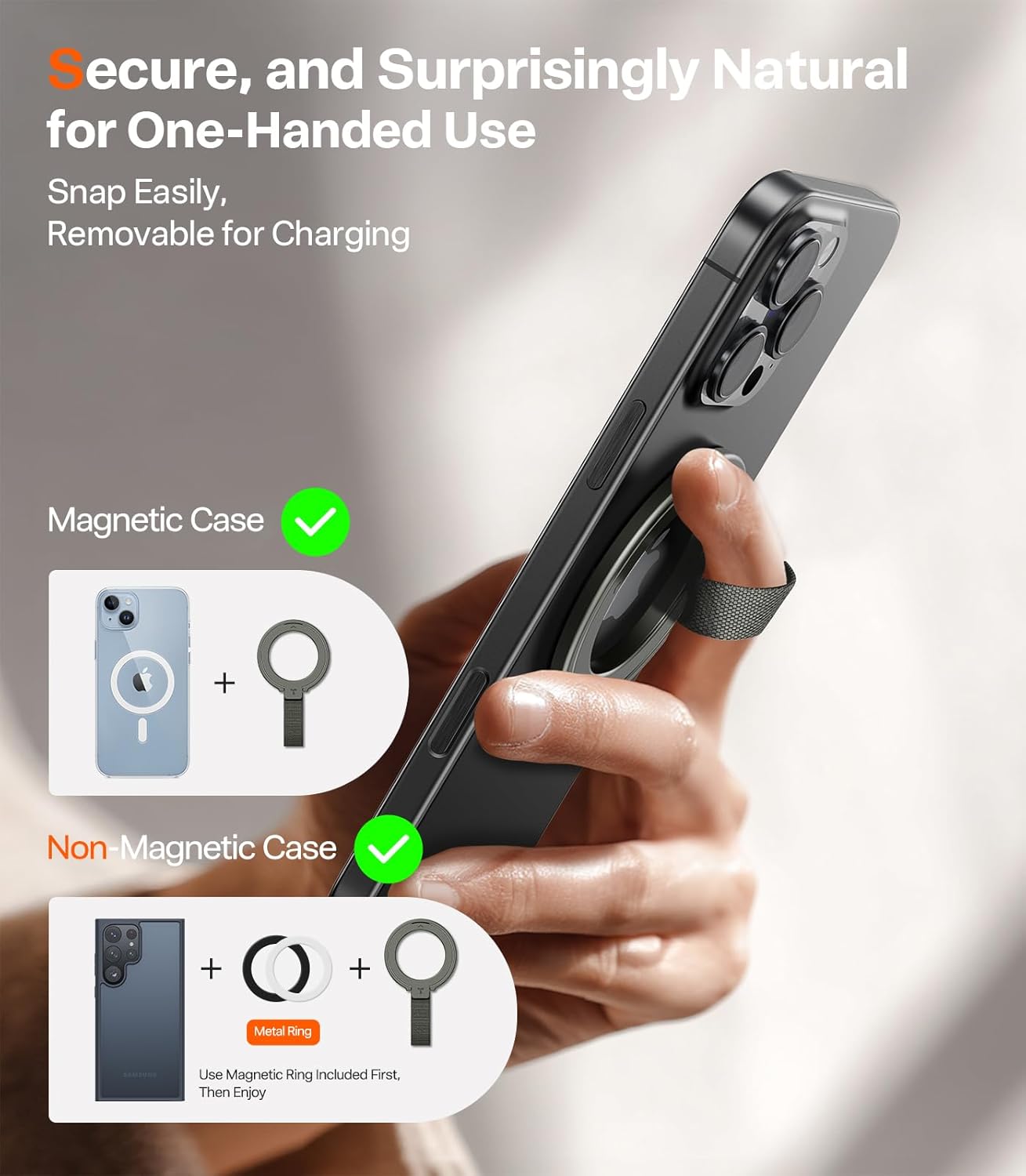 Thumbnail 5 de TORRAS 2025 Upgrade Magnetic Phone Grip 6.0