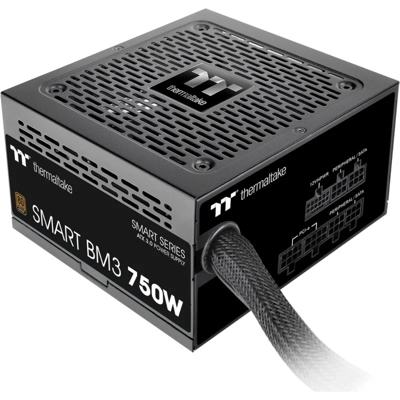 Detalle de Thermaltake Smart BM3 750W PCIE5 80 Plus Bronze Semi Modular