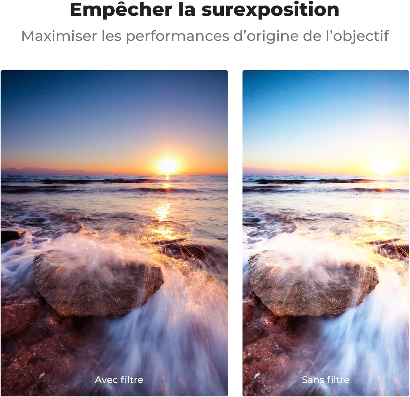 Thumbnail 3 de K&F CONCEPT Filtre ND64 72mm 6 stops