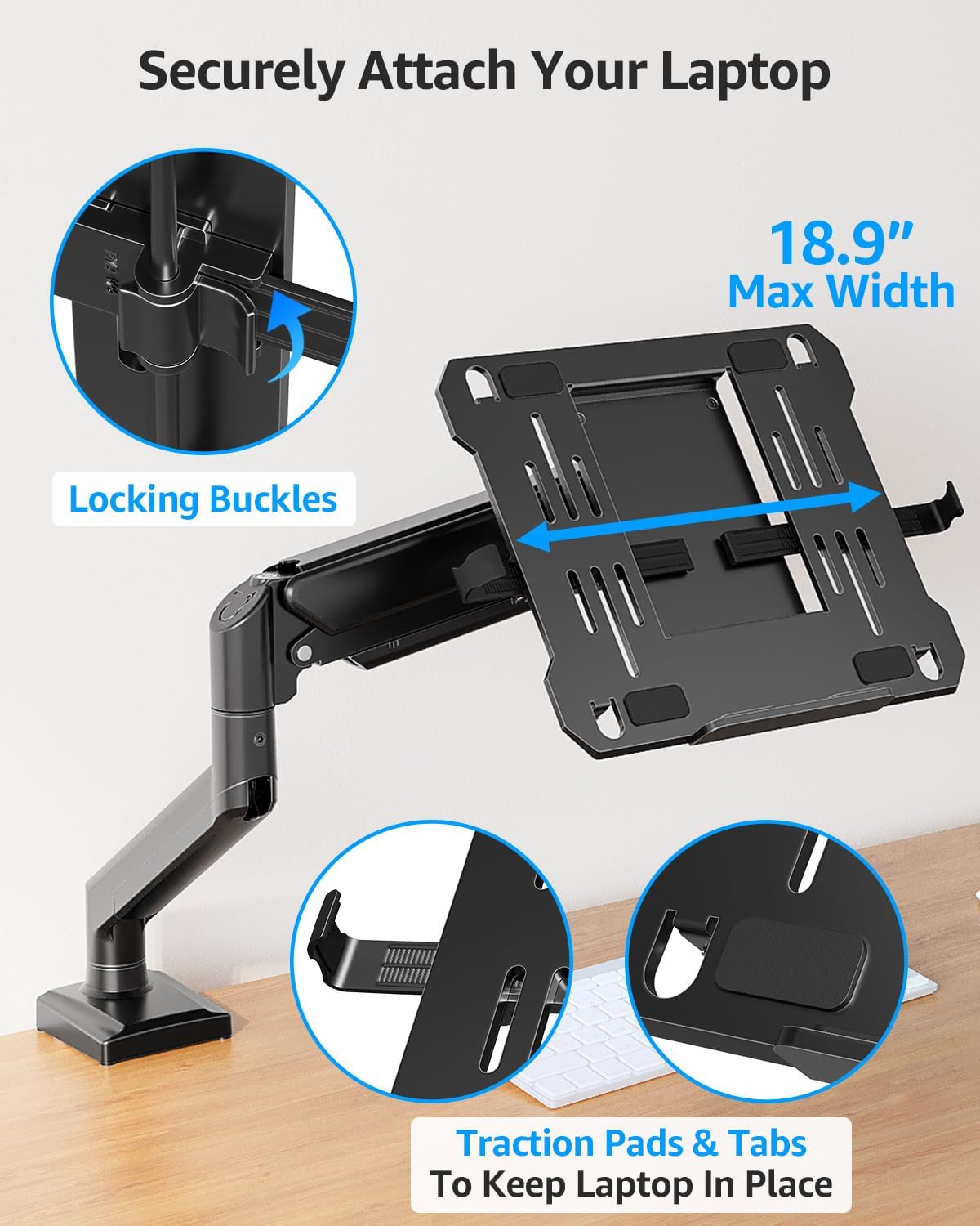 Thumbnail 4 de MOUNTUP EU3717 monitor laptop stand 10KG