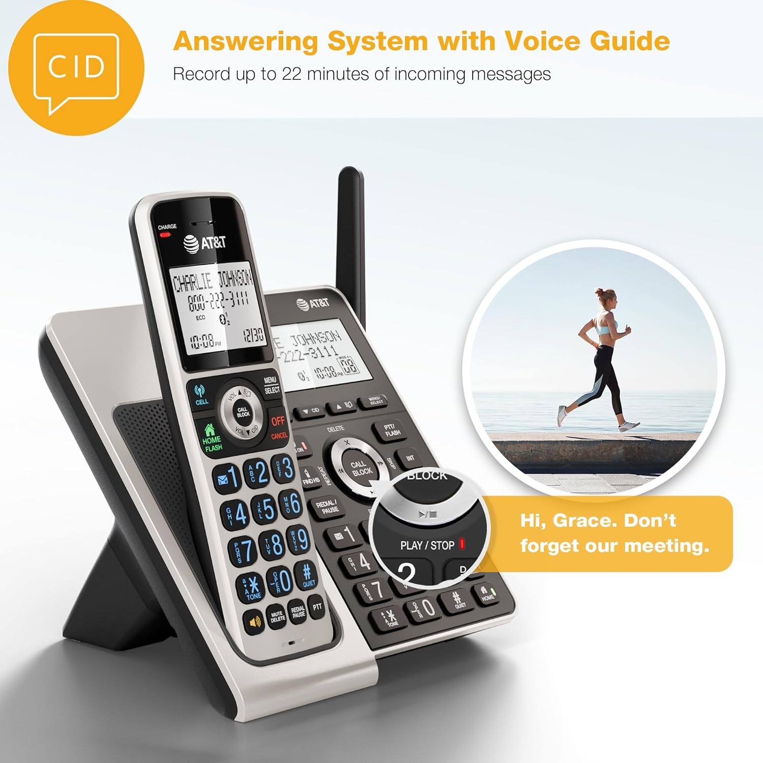 Thumbnail 3 de AT&T BL3107-5 Cordless Phone with Bluetooth