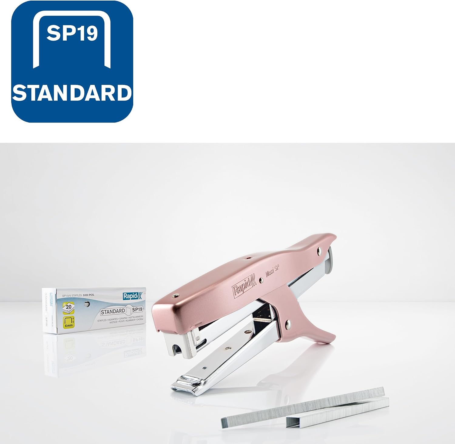 Thumbnail 3 de Rapid Pince agrafeuse Maxi SP rose mat – 20 feuilles, SP19/6, 5001084