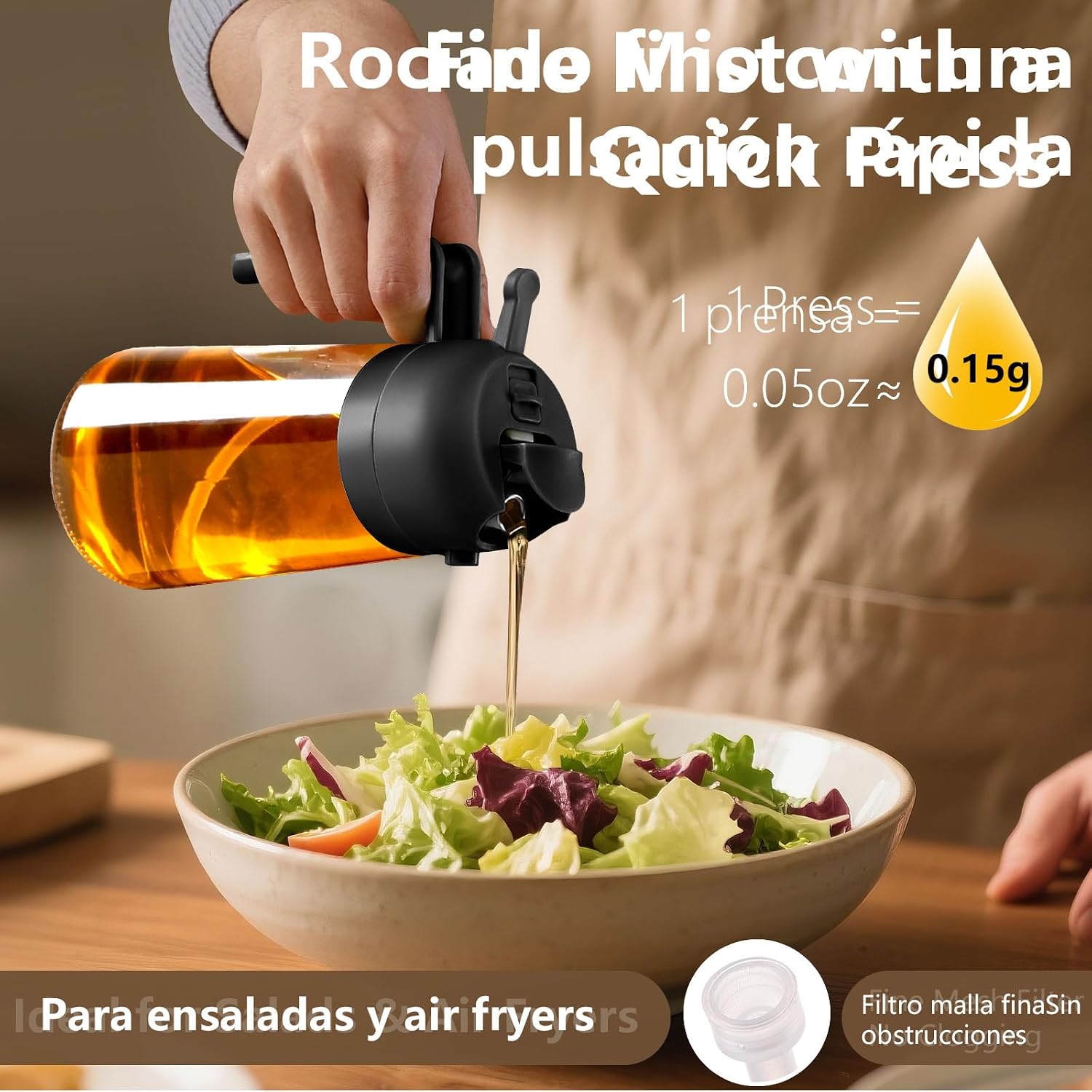 Detalle de SWEET VIEW 2 en 1 470 ml aceite