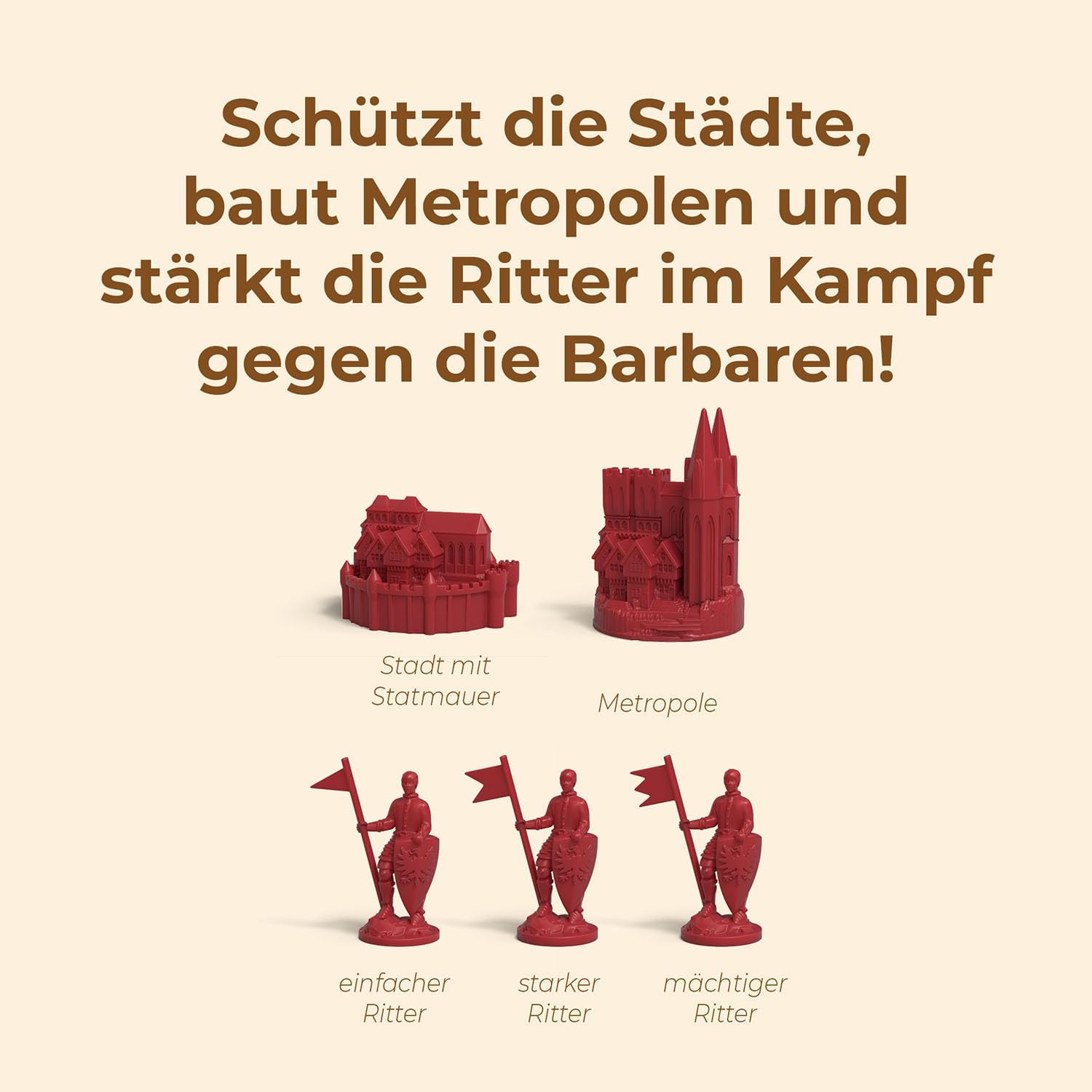 Thumbnail 4 de KOSMOS Catan Städte & Ritter 3‑4 Spieler 🎲
