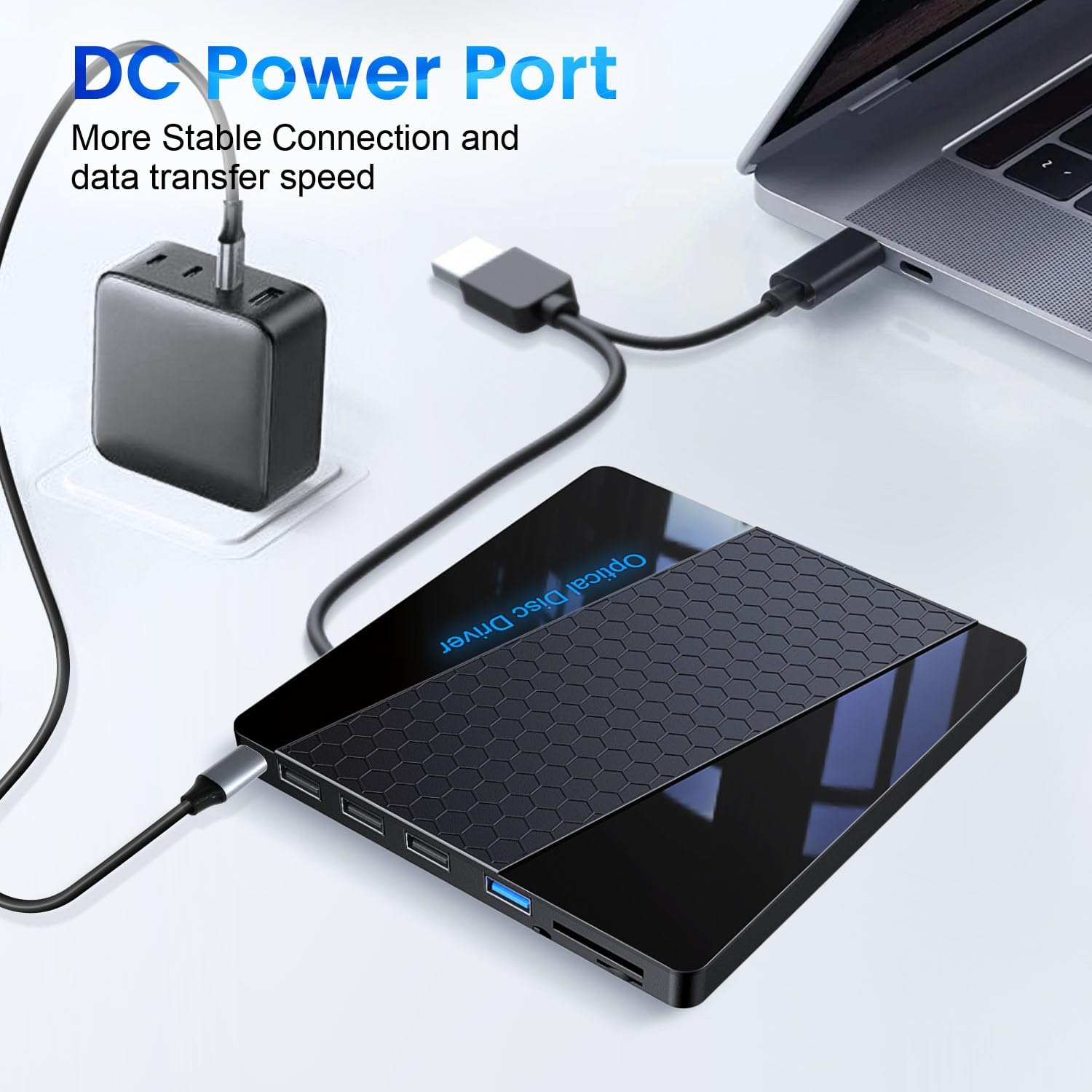 Thumbnail 5 de External DVD Drive USB 3.0 Portable Type C