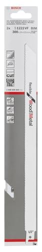 Detalle 2 de Coffret 2 lames de scie sabre Bosch Professional ⚙