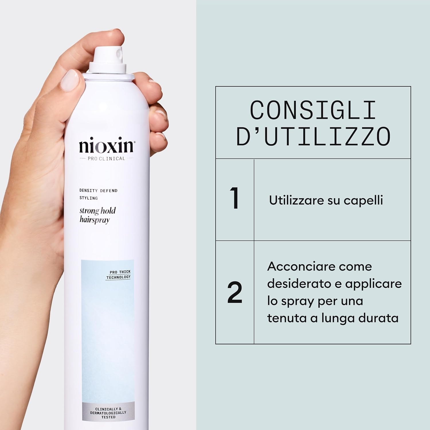 Thumbnail 4 de Nioxin Density Defend Styling Strong Hold Volume Hair Spray (300ml) – for medium to coarse hair