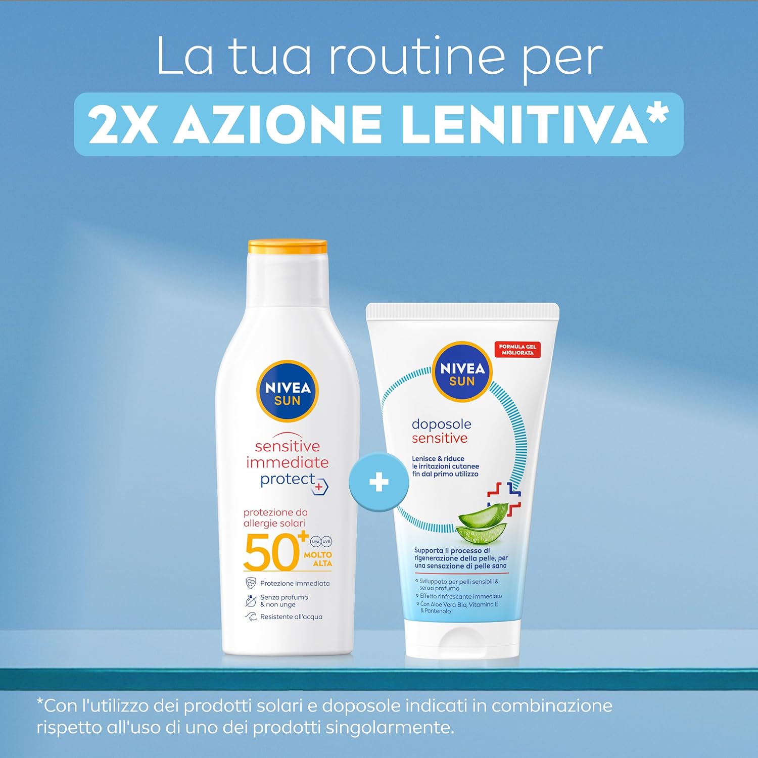Thumbnail 6 de NIVEA SUN Doposole Sensitive Gel Idratante 150 ml – Sollievo immediato per pelli sensibili