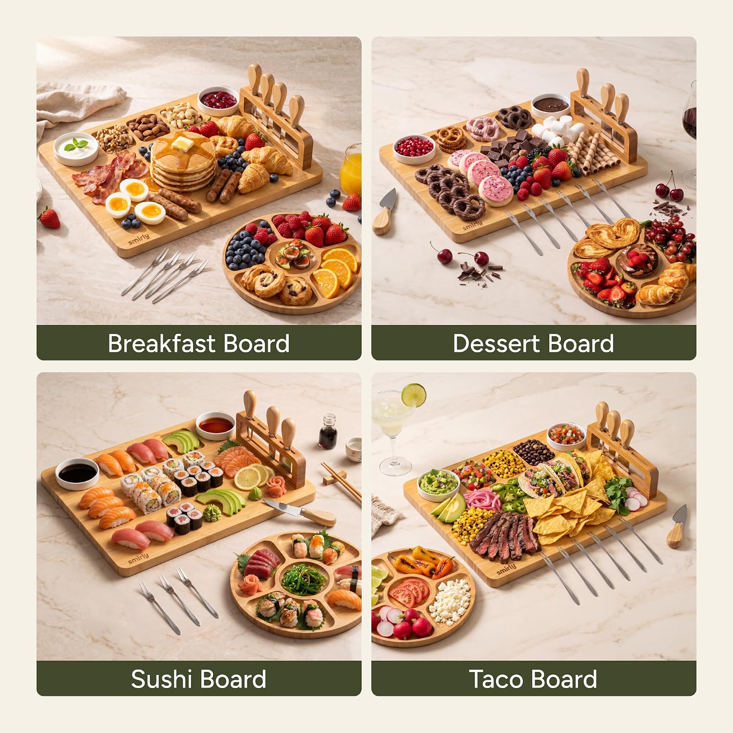 Thumbnail 3 de SMIRLY Large Charcuterie Board Set
