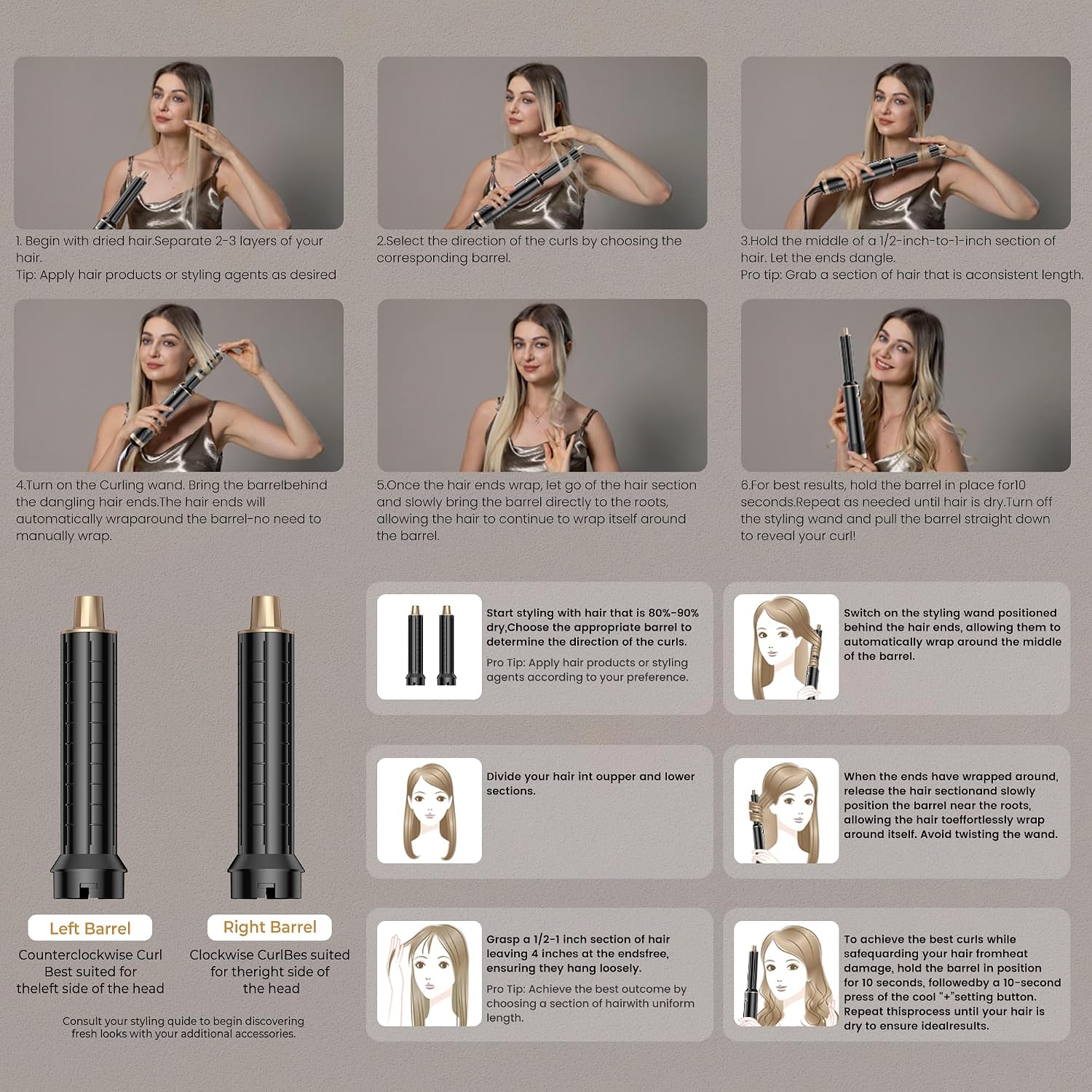 Thumbnail 6 de Asciugacapelli 5 in 1 Hair Styler: styling a 360° con volume e onde naturali