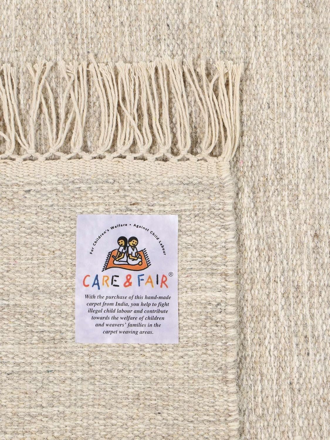 Thumbnail 6 de RugVista Melange 55649 vierkant vloerkleed 250 x 250 cm, beige en laagpolig