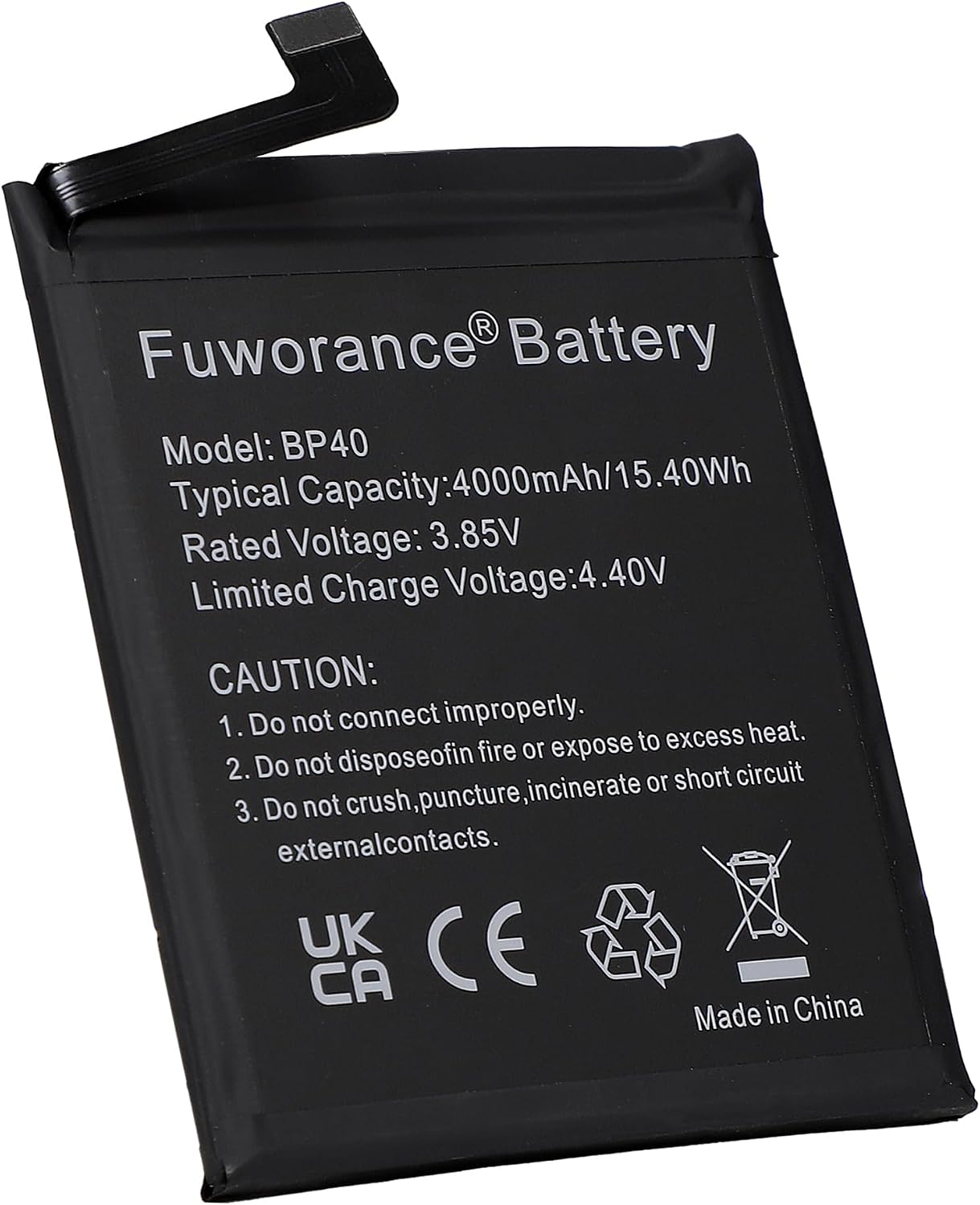Detalle de Fuworance 4000mAh BP40 Replacement Battery for Xiaomi Mi 9T Pro / Redmi K20 Pro