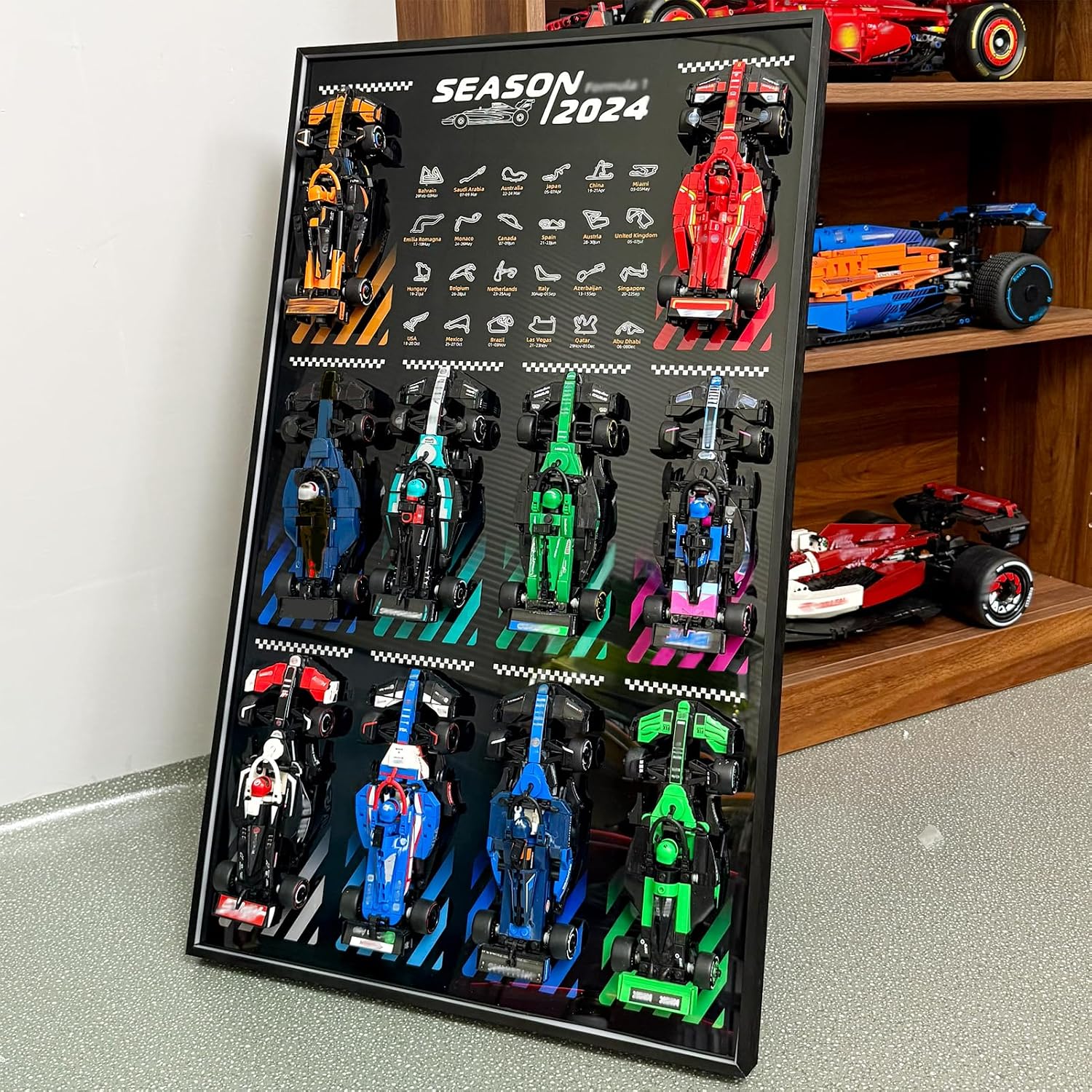 Thumbnail 5 de NOVDA Display Wallboard for Speed Champions 10-in-1 Ultimate Formula 1 Collector's Pack