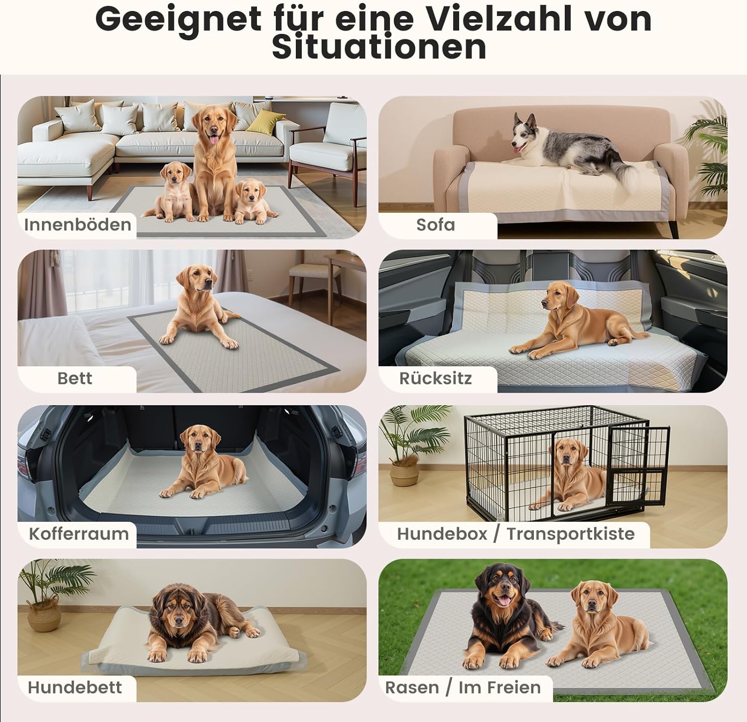 Detalle de Gardner Pet Welpenunterlagen 94 x 137 cm