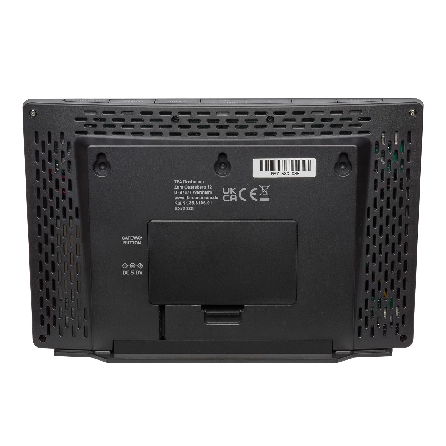 Detalle de Stazione meteorologica WLAN ID-05 8‑in‑1 di TFA Dostmann con sensore esterno: previsioni Meteo professionali e monitoraggio interno/esterno