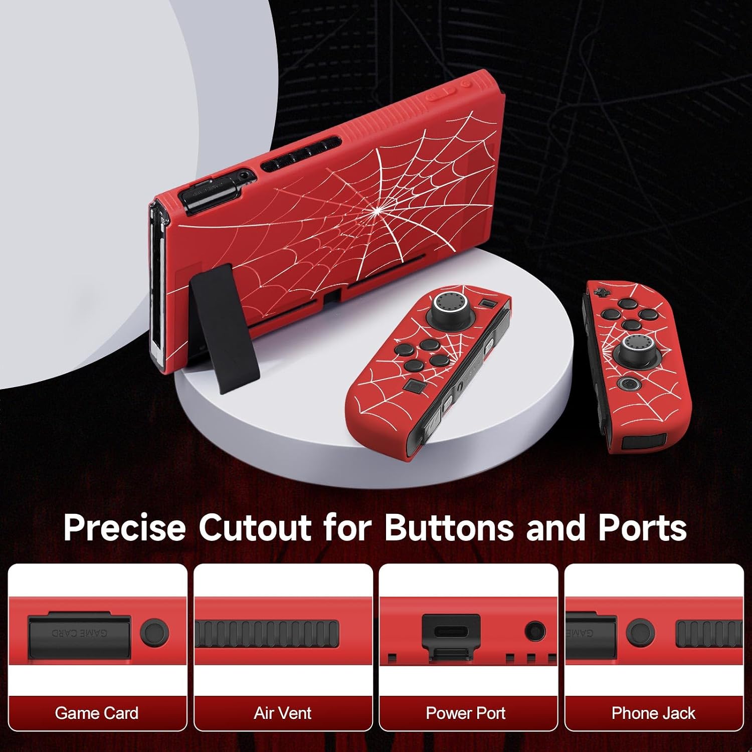 Detalle de JINGDU Switch case 2017 NS, TPU cover