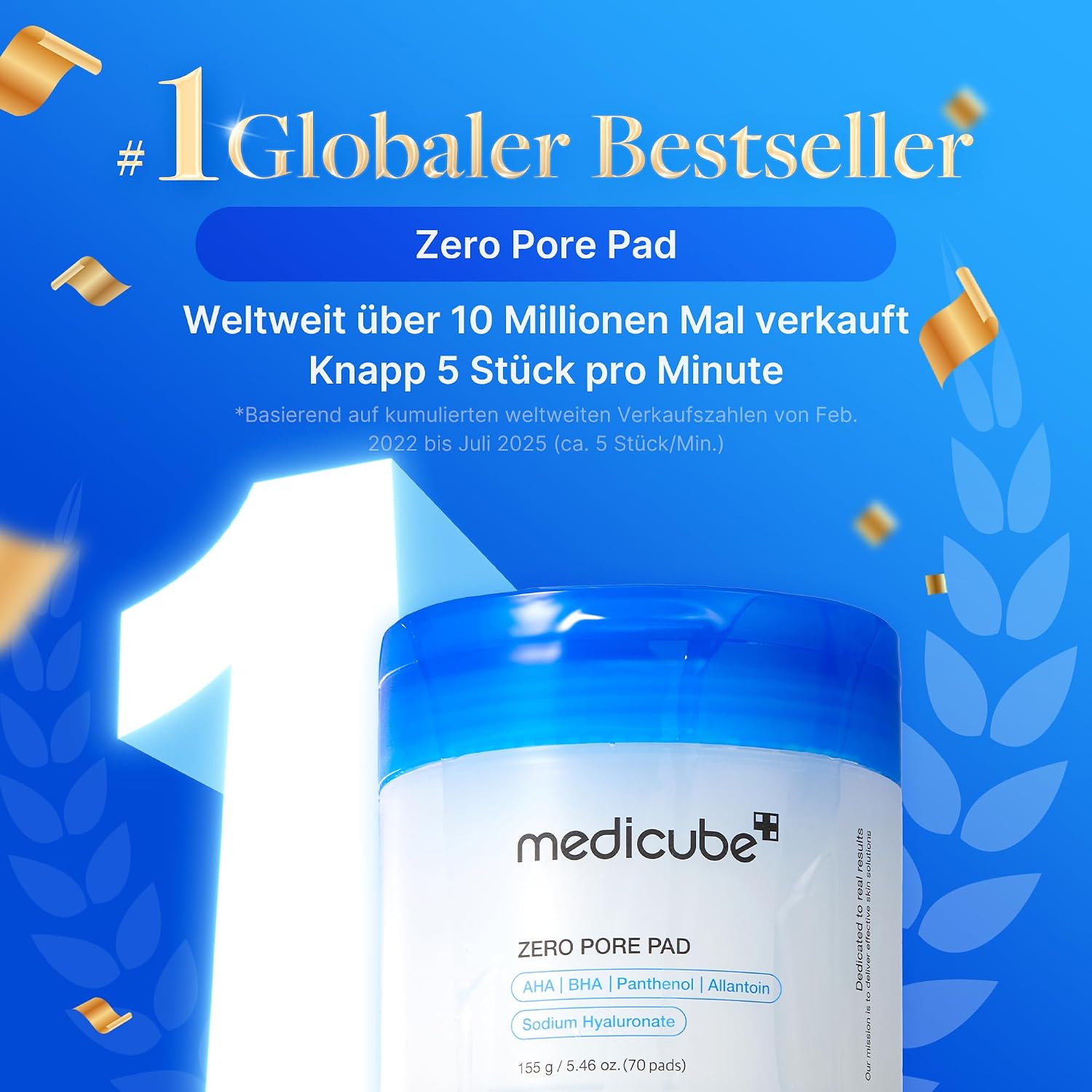 Detalle 2 de Medicube Zero Pore Pad 2.0 – Peeling-Tonerpads für Porenpflege