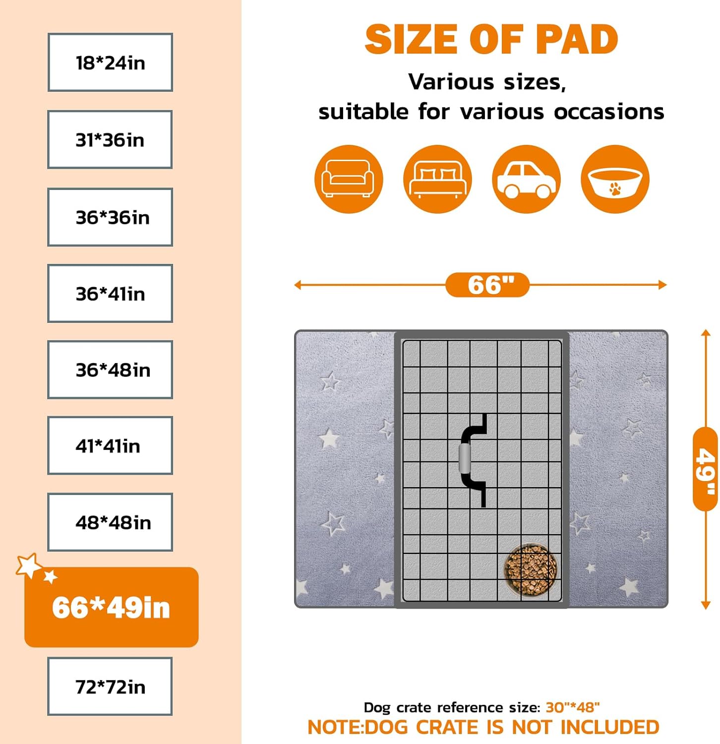 Detalle de Washable Puppy Pads Extra Large 168x125cm: Fast Absorption, Leakproof & Reusable