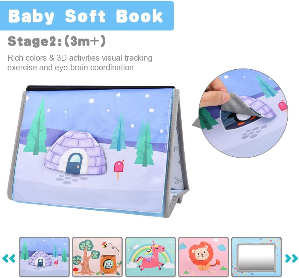 Thumbnail 4 de Libro di stoffa Aolso Giochi Montessori 6 pagine