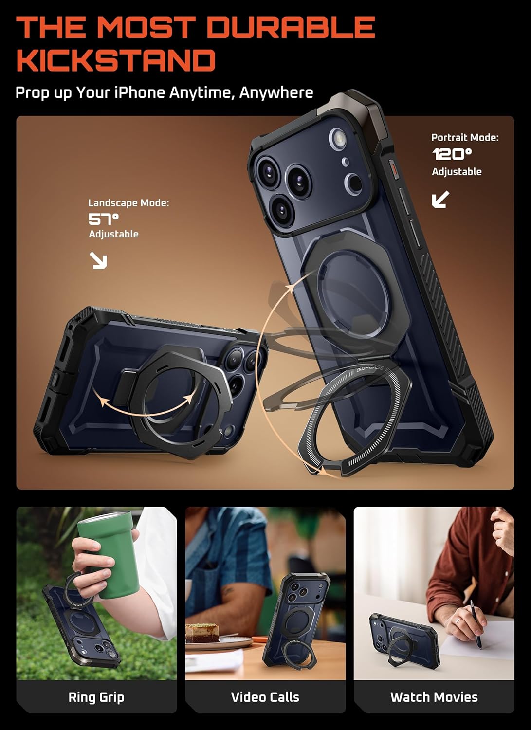 Thumbnail 3 de SUPCASE Unicorn Beetle Grip iPhone 17 Pro