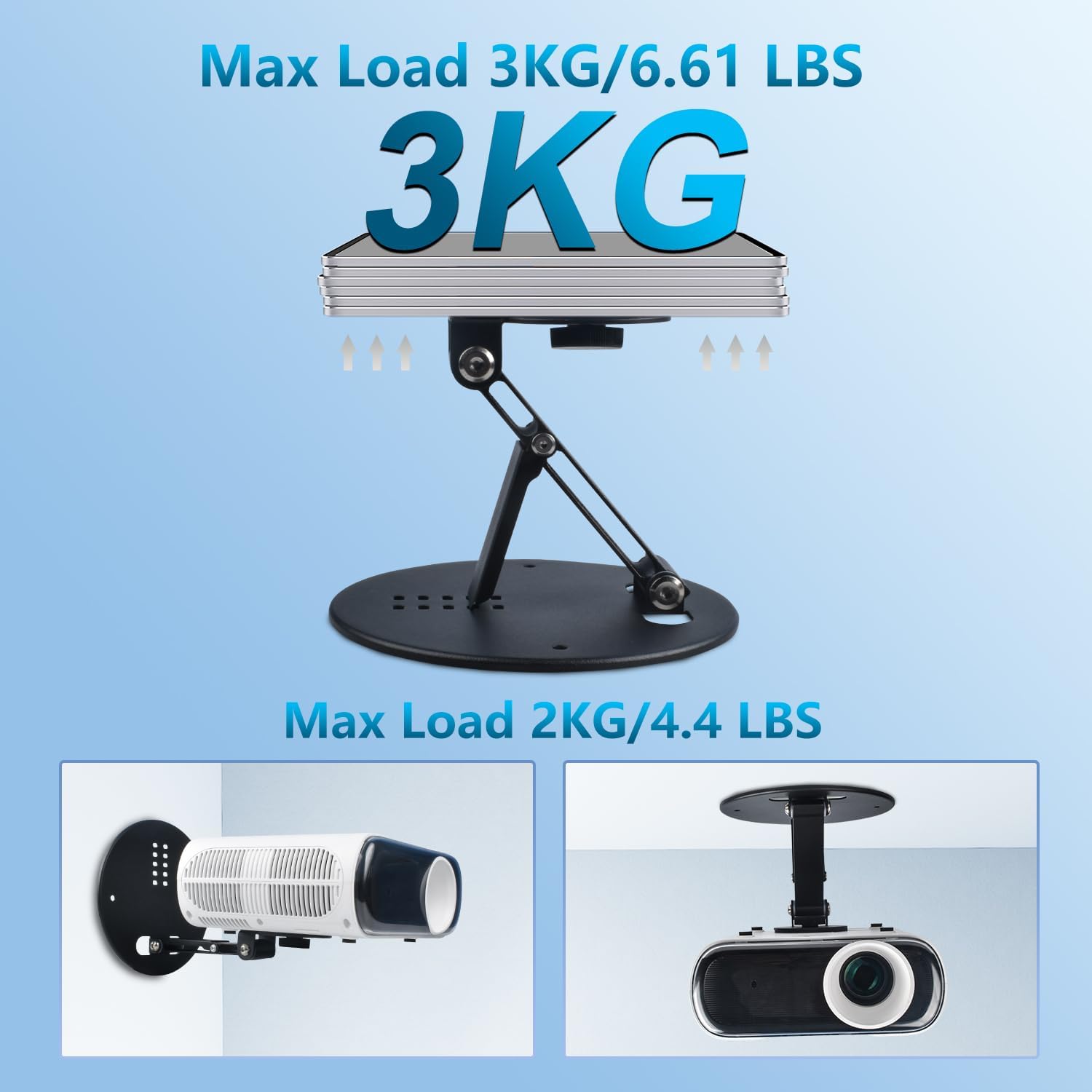 Thumbnail 5 de 3-in-1 Projector Stand 3kg load