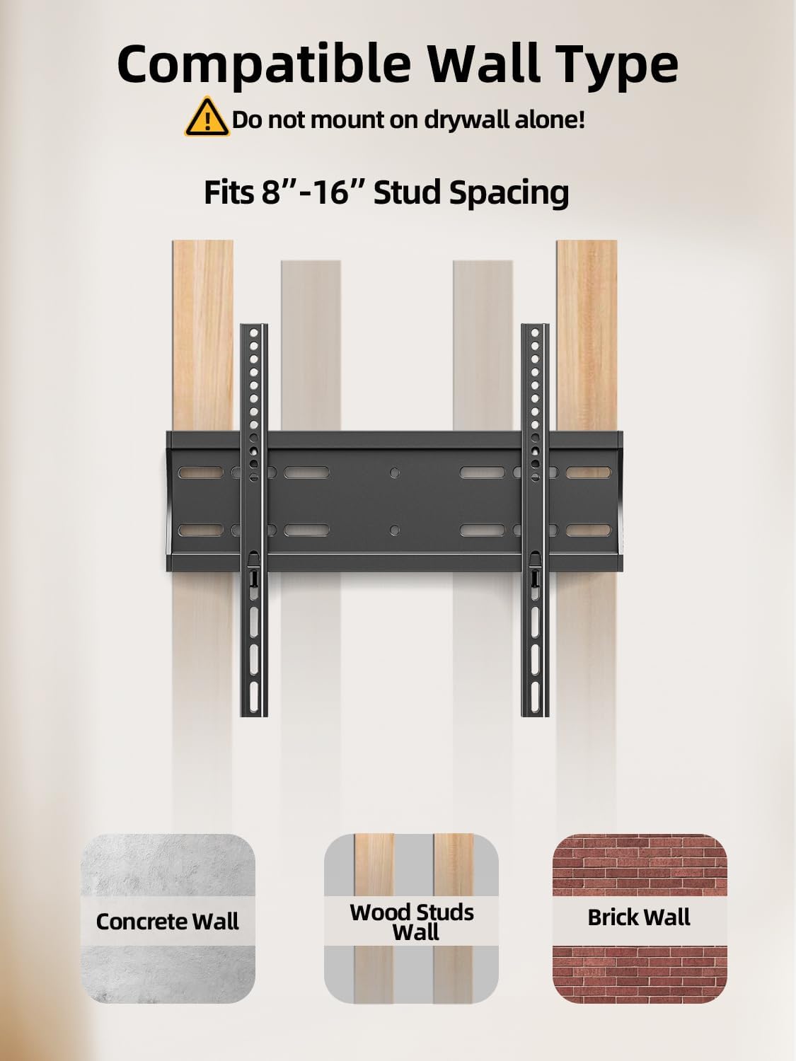 Thumbnail 6 de IWORKBOARD 43 Fixed Low Profile TV Wall Mount 55"