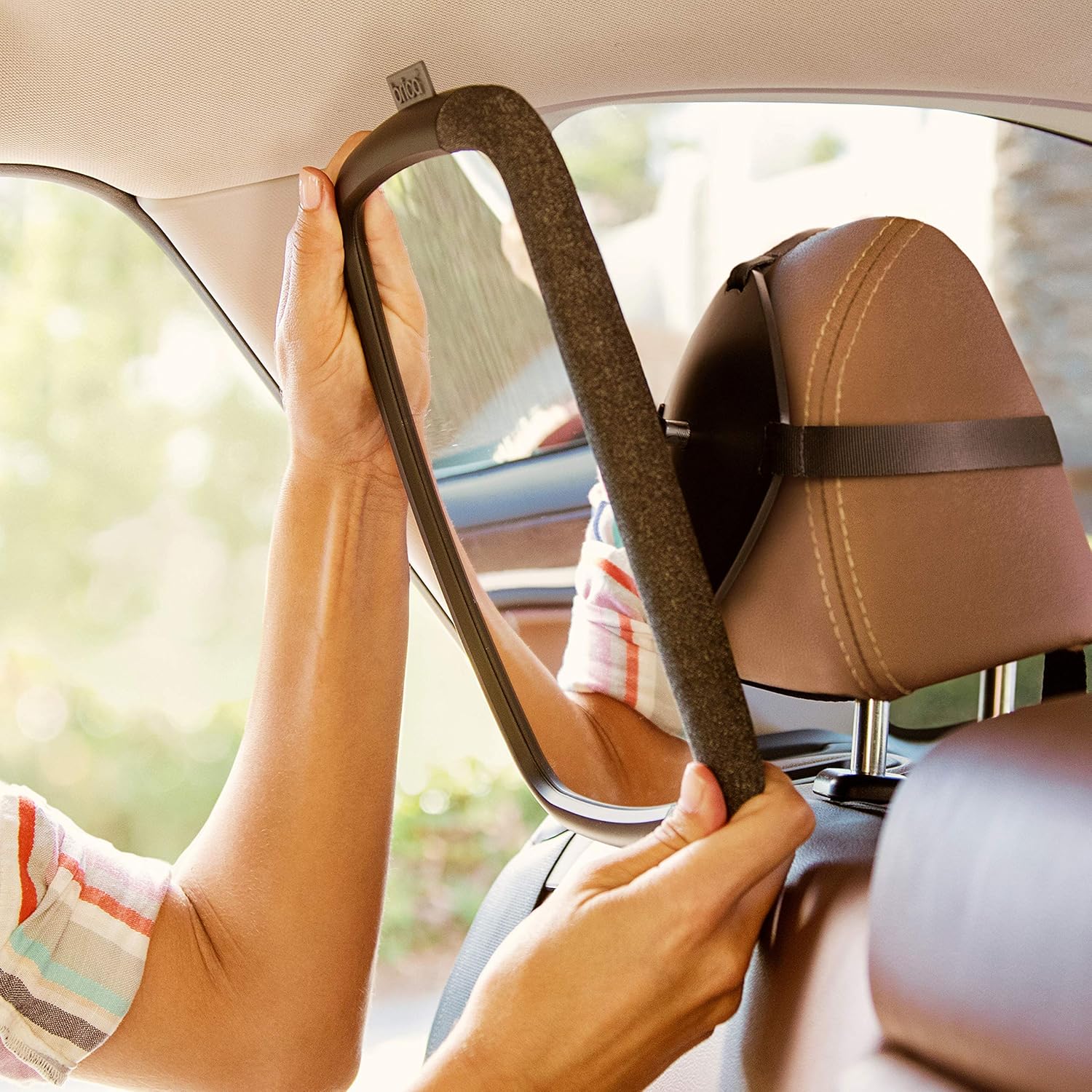 Detalle de Munchkin Swivelling Baby Rear Seat Mirror, XL Wide Angle Car Mirror