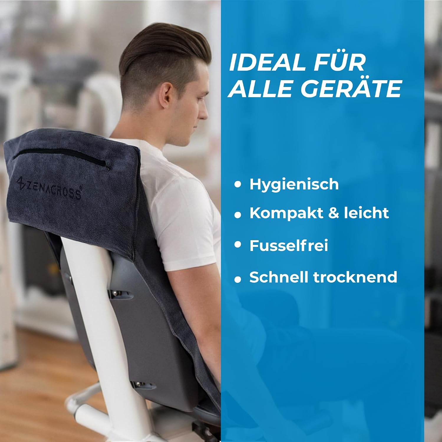 Detalle 2 de ZENACROSS Fitness Handtuch 120x50 đ§
