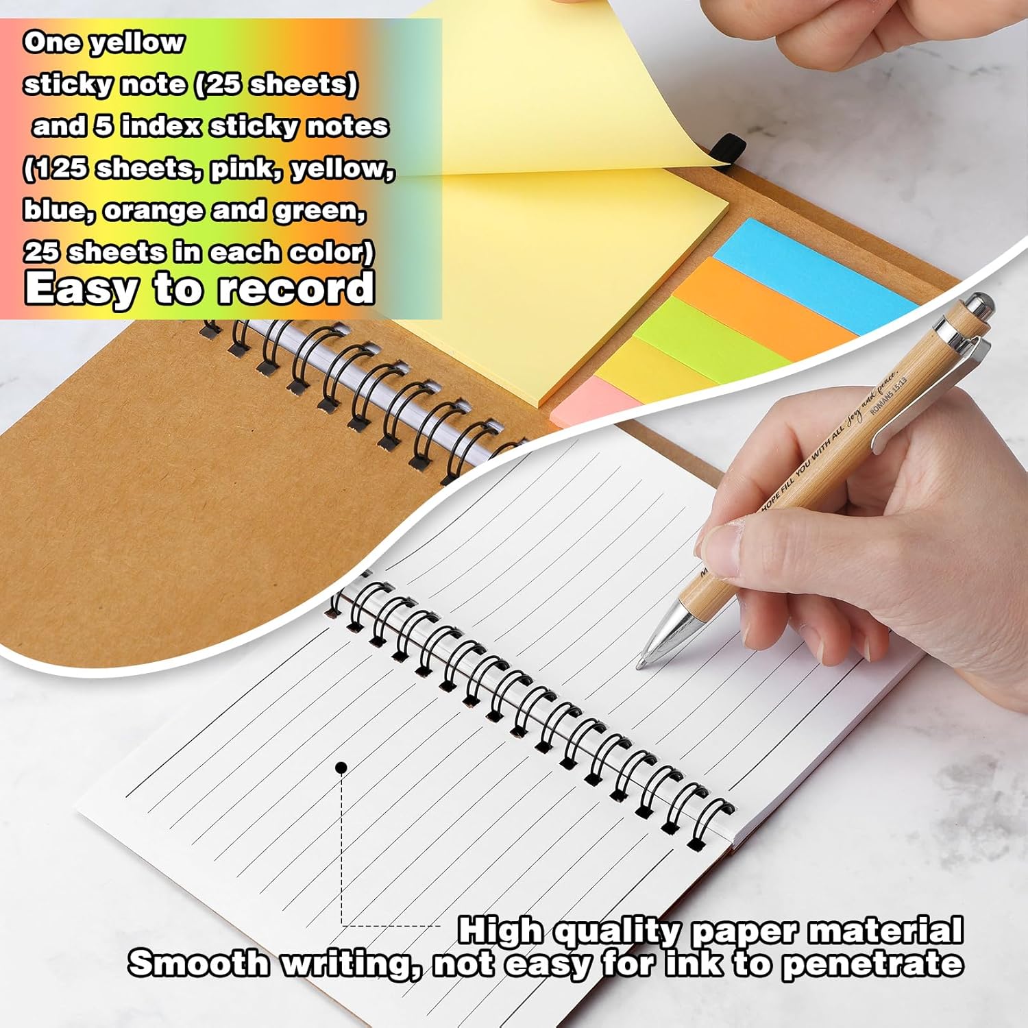 Thumbnail 4 de Zhanmai 30 Sets Bulk Spiral Notebooks 4.5x5.5📓