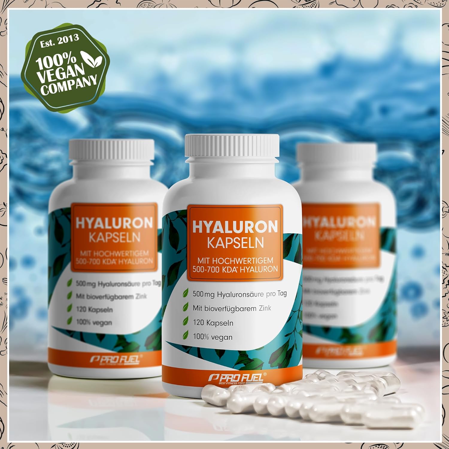 Detalle 2 de Hyaluron Kapseln 120x 500 mg täglich
