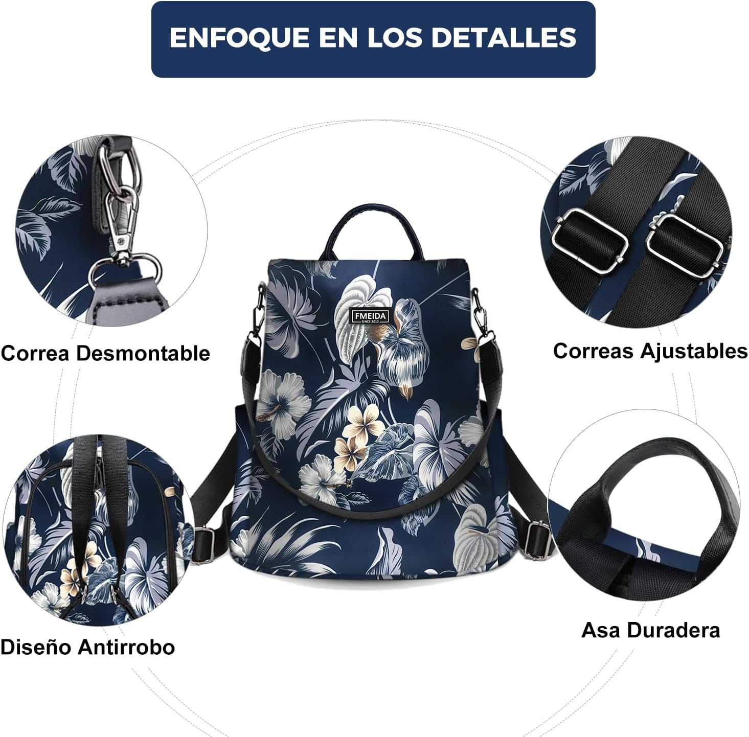 Thumbnail 5 de Fmeida Mochila Antirrobo Mujer 32 cm
