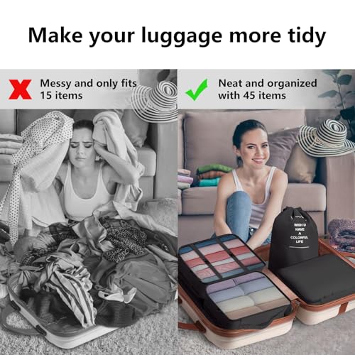 Thumbnail 4 de Jsdoin Packing Cubes for Suitcase (11 PCS) – Waterproof Luggage Organisers