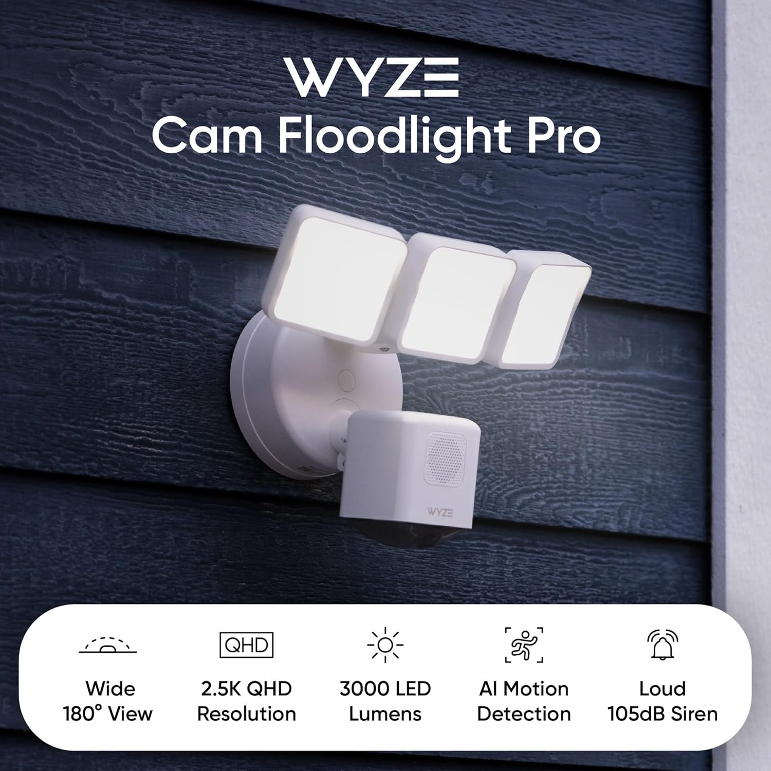 Detalle 2 de WYZE Floodlight Camera Pro 2.5K