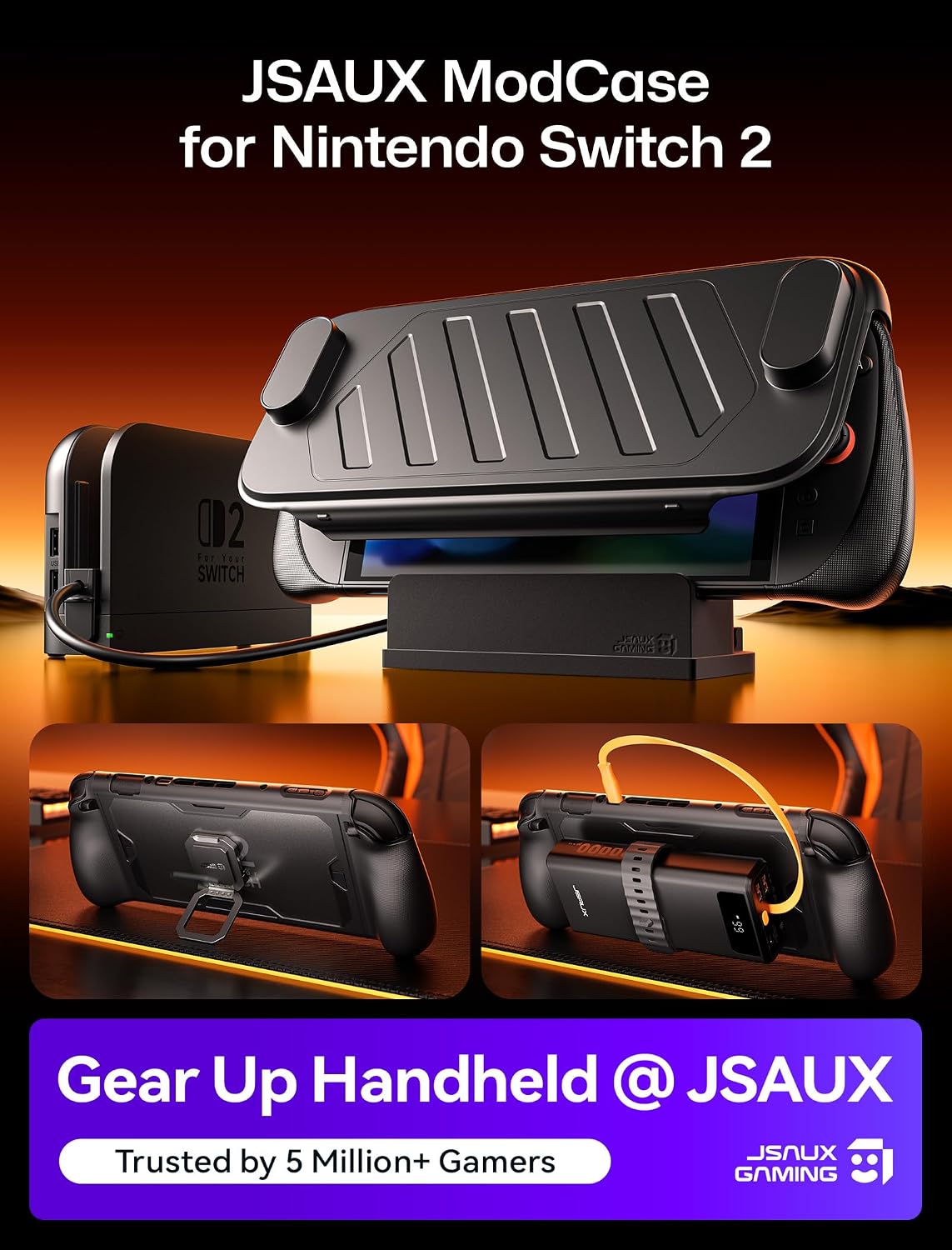 Detalle 2 de JSAUX PC0121 Protective Case for Switch 2