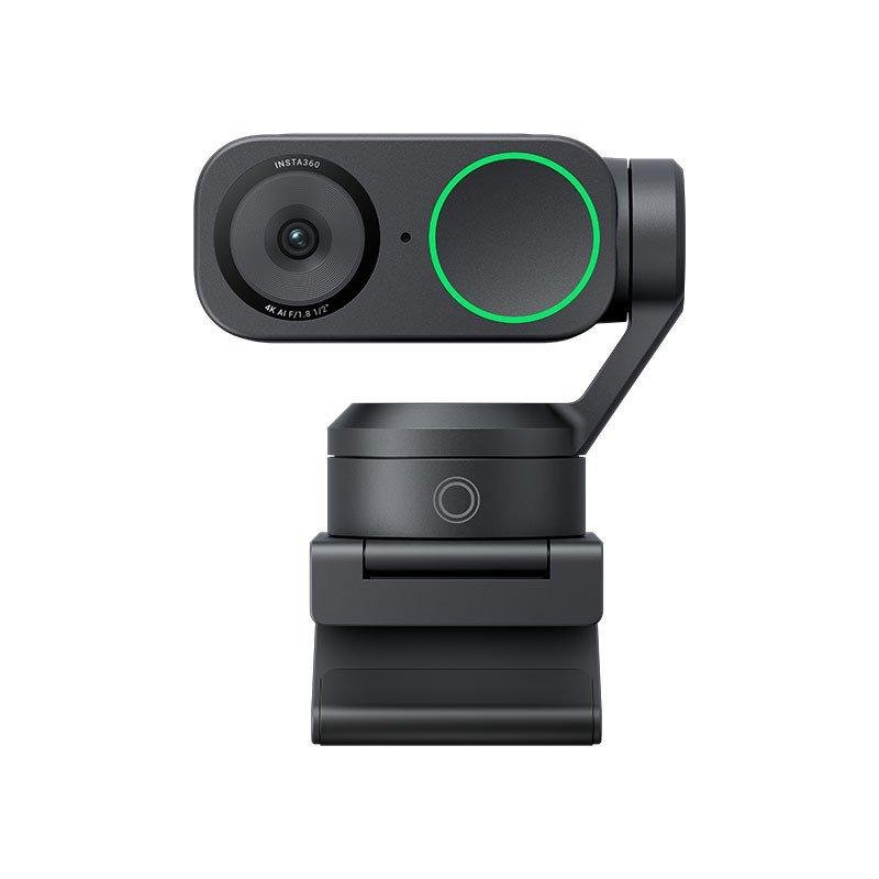 Detalle de Insta360 Link 2: Cámara web 4K Ultra HD con gimbal, IA y seguimiento para streaming y videollamadas
