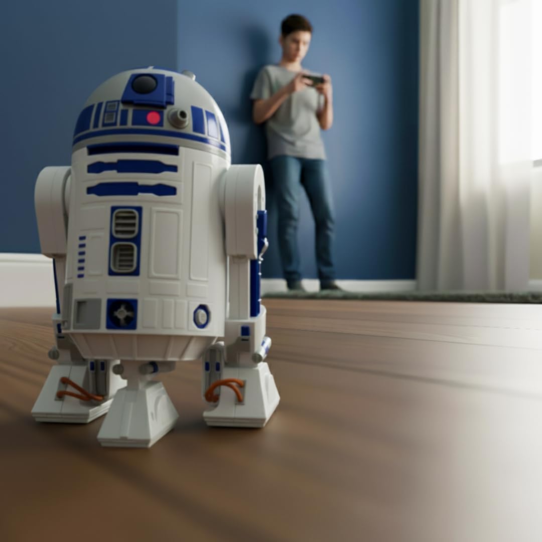 Thumbnail 6 de Clementoni R2-D2 buildable robot with LED lights, sounds and coding app (Star Wars inspired) for kids 8+