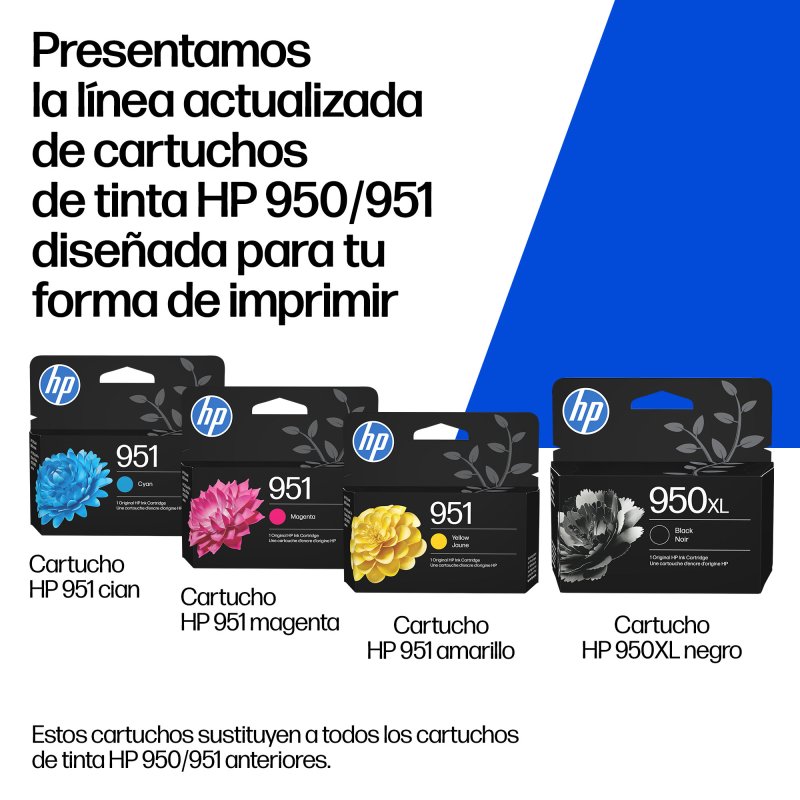 Thumbnail 3 de HP 950XL/951 Cartuchos de tinta original (Negro, Cian, Magenta y Amarillo) — Pack 4