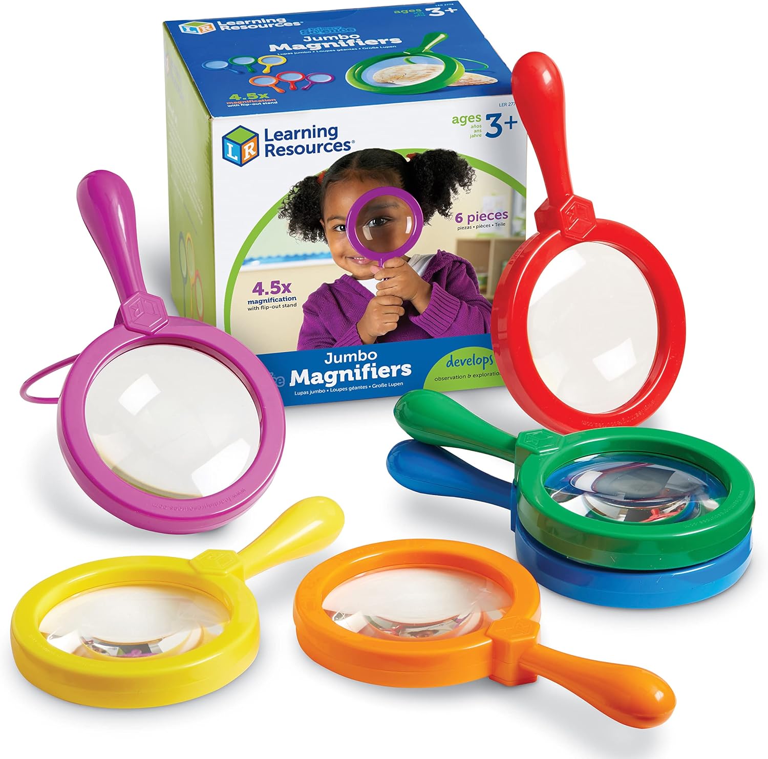 Thumbnail 6 de Learning Resources Lenti d’Ingrandimento Jumbo – Set da 6 per Bambini 3+