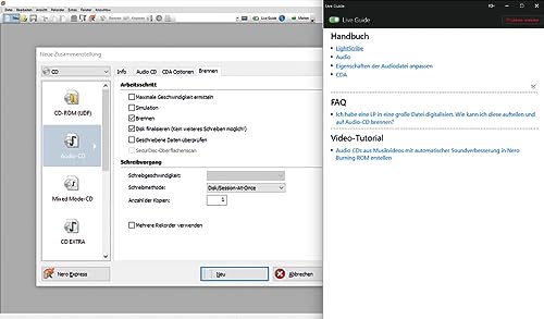 Detalle de Nero Burn Express 5 – Masterizza, Copia e Proteggi con SecurDisc 4.0