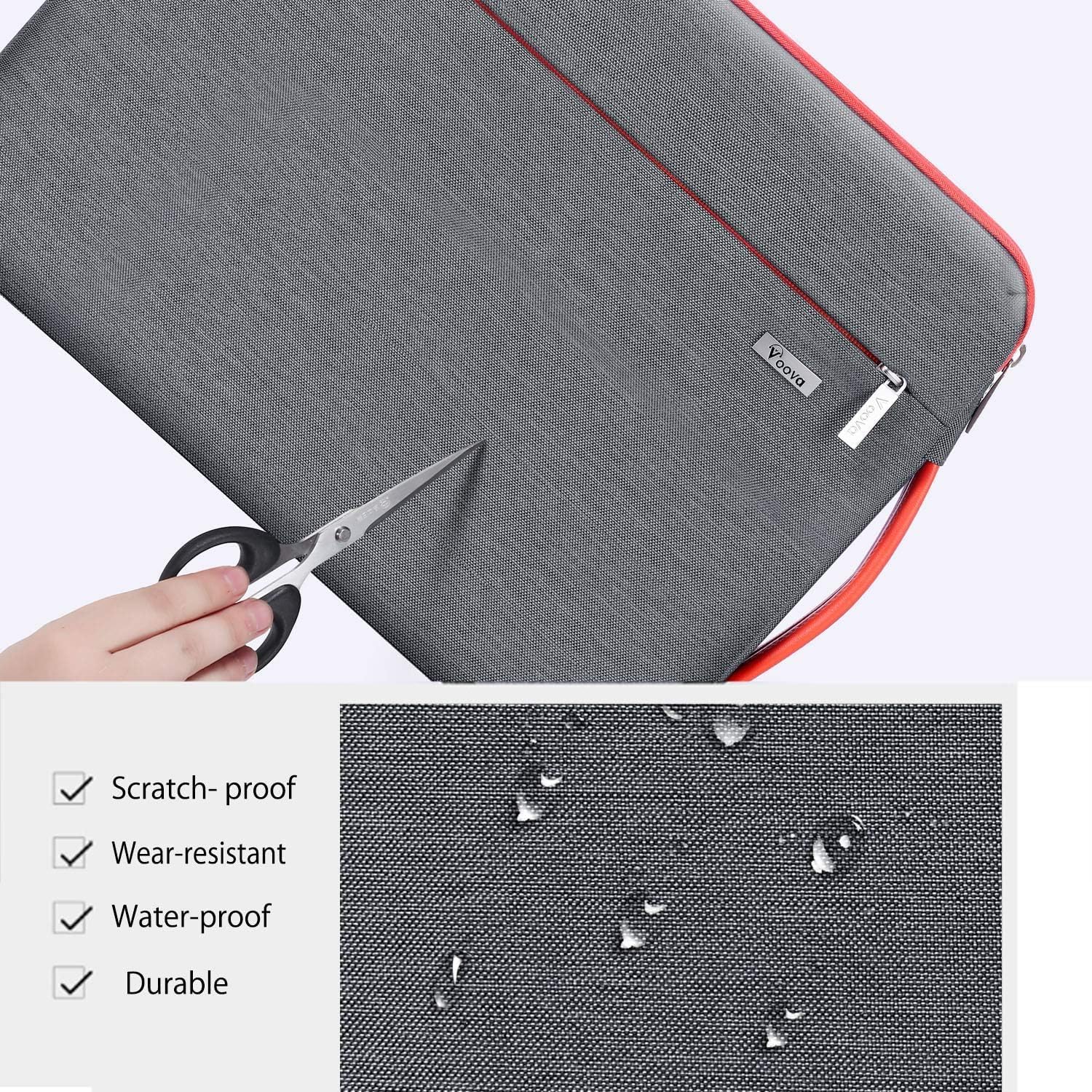 Thumbnail 3 de Voova 360° Protective Laptop Sleeve Case 14-15 inch – Grey