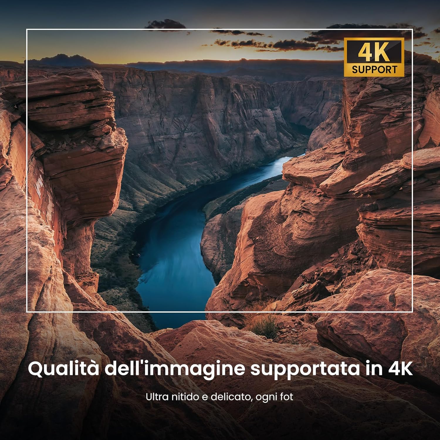 Thumbnail 2 de Proiettore 4K HAPPRUN 1000 ANSI con Google TV, Assistente Google, Dolby e Wi‑Fi 6/Bluetooth 5.2