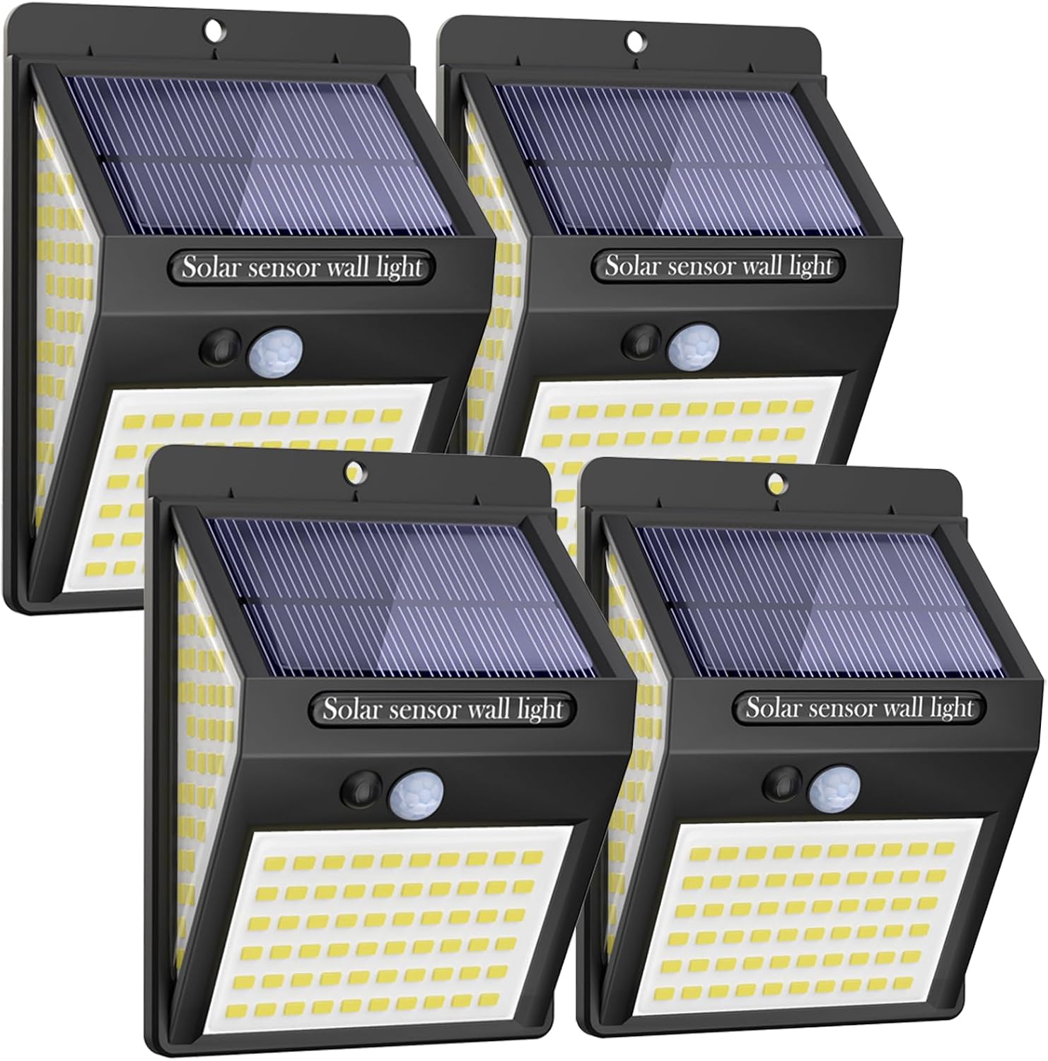 Detalle de litogo 140LED Solar Security Light 4-pack for garden