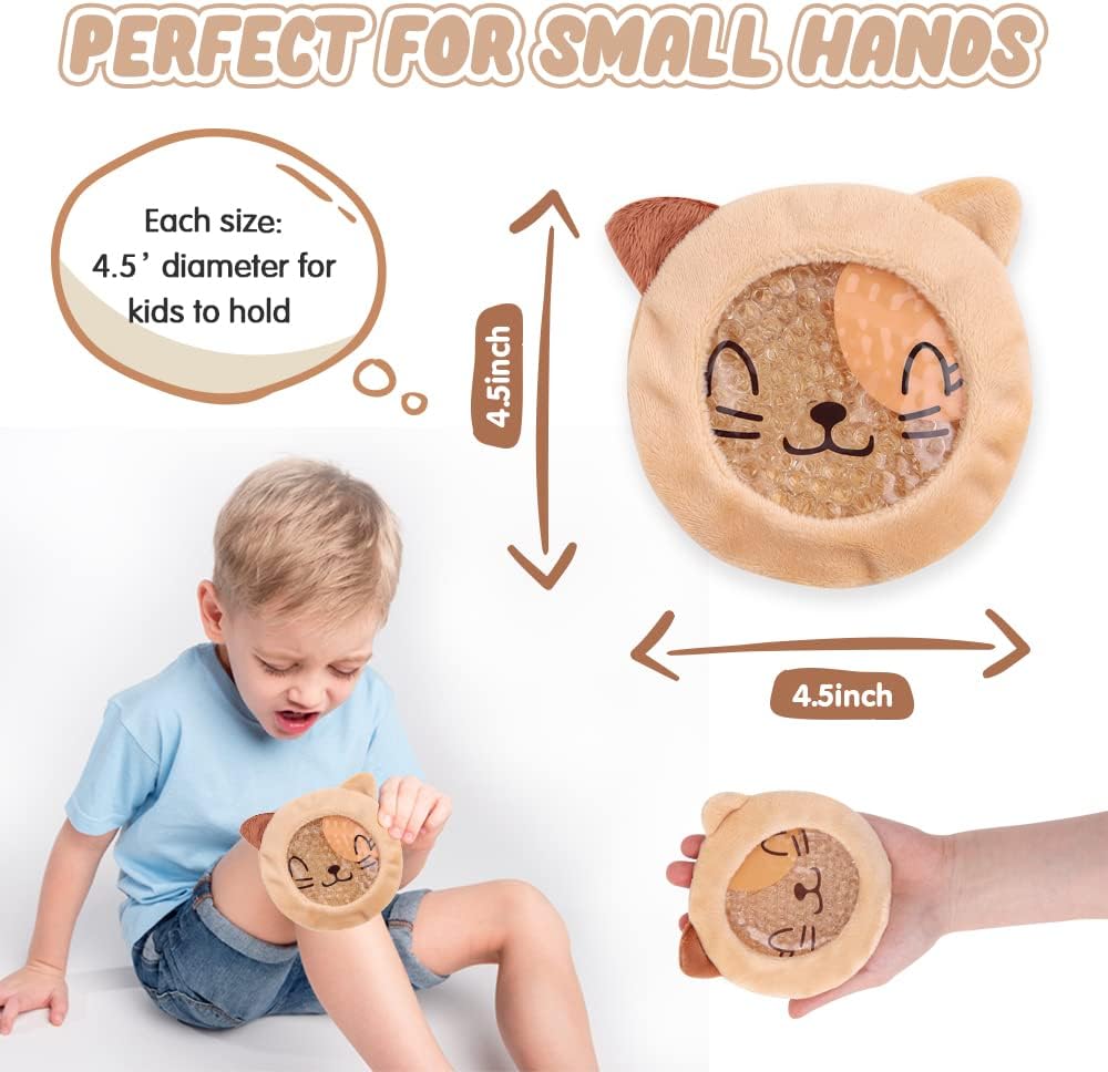 Thumbnail 2 de Hilph Kinder Kühlpads Kühlpack – 3 Tiermotive, ungiftig, waschbarer Bezug