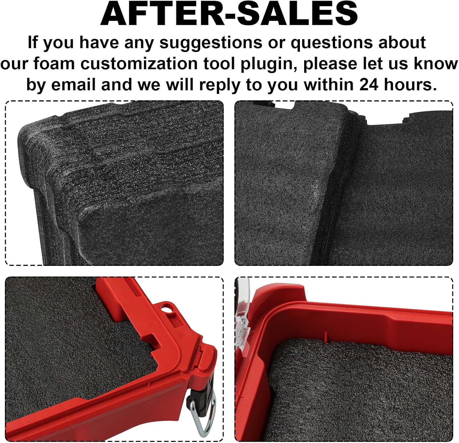 Detalle 1 de Aulpq 48-22-8435 Packout用フォームインサート 2個組・カスタムカット対応